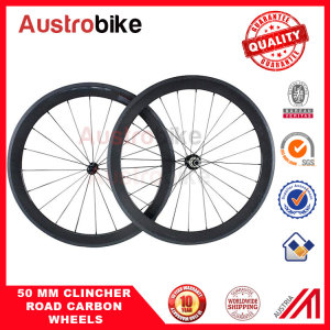 Clincher Carbon Wheelset Road Bike Wheelset 3k 12k Ud Weave